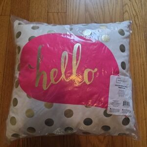 Mainstays Pink Decorative Pillow